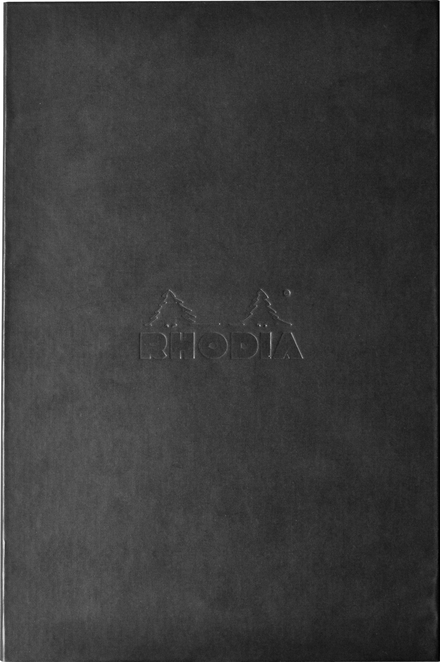 

Rhodia Hardcover Notepad No. 16 (A5), Black (Block Rhodia No. 16 with Orange, 80 Sheets, 5mm Grid) RHODIA cf-rdhc16bk
