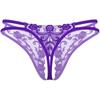 Adult Men Lingerie Briefs Flower Embroidery Lace Thong Underwear