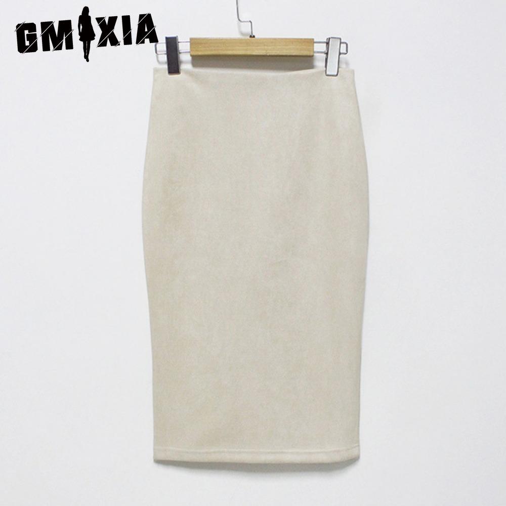 GMXIA Women's Fashion Casual Solid Color Print Summer Spring Skirt