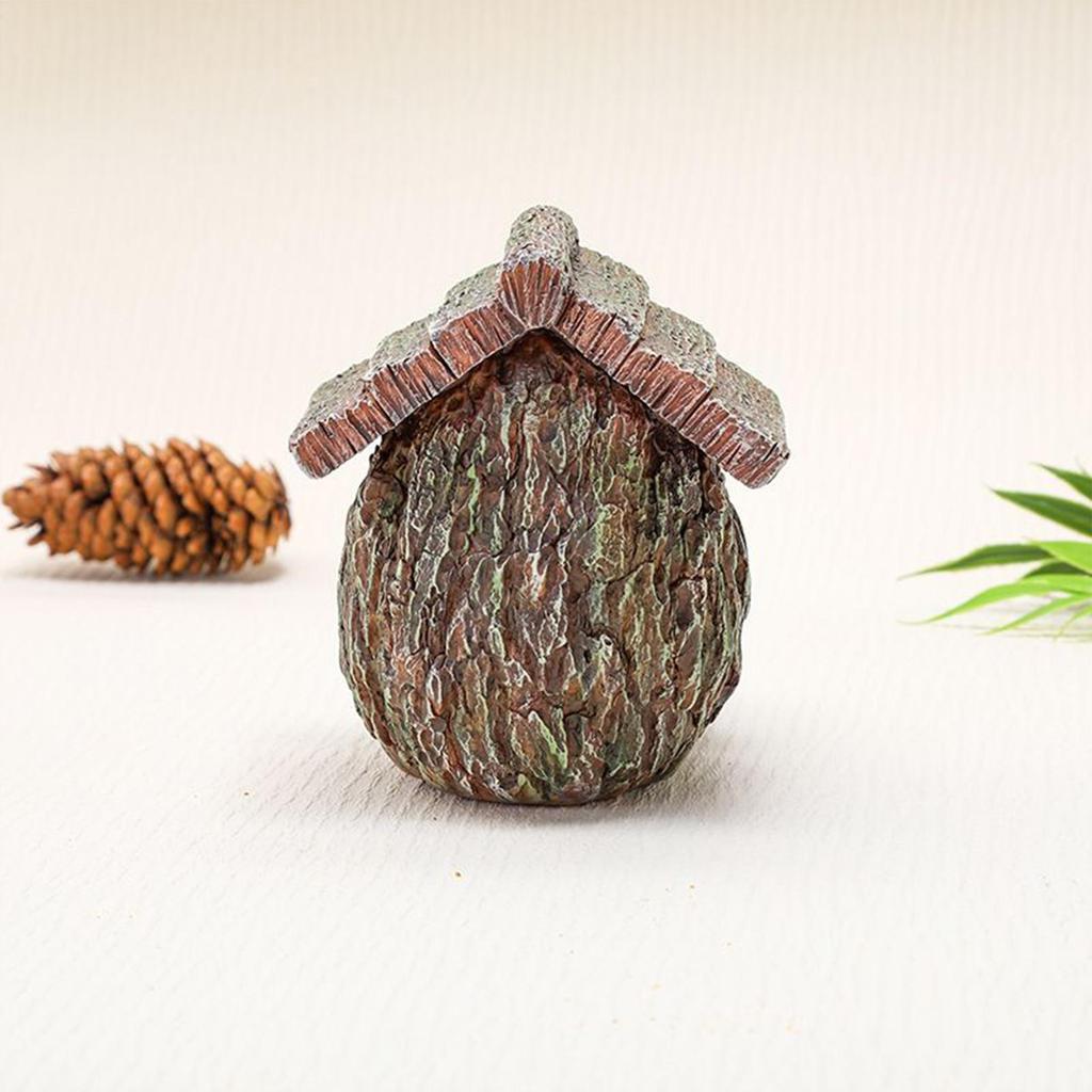 Hanging Bird Feeder House Open Design Birdhouse Small Decorative Wild Bird Feeders For Hummingbird Squirrel Viewing Feeding