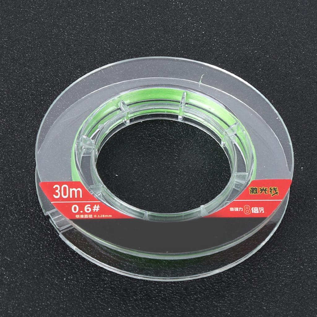 30m 0.6# Sinkende Wasser-Angelschnur Hohe Zugkraft Hauptschnur Vorfach Verklebeprozess(Hauptleitung grün