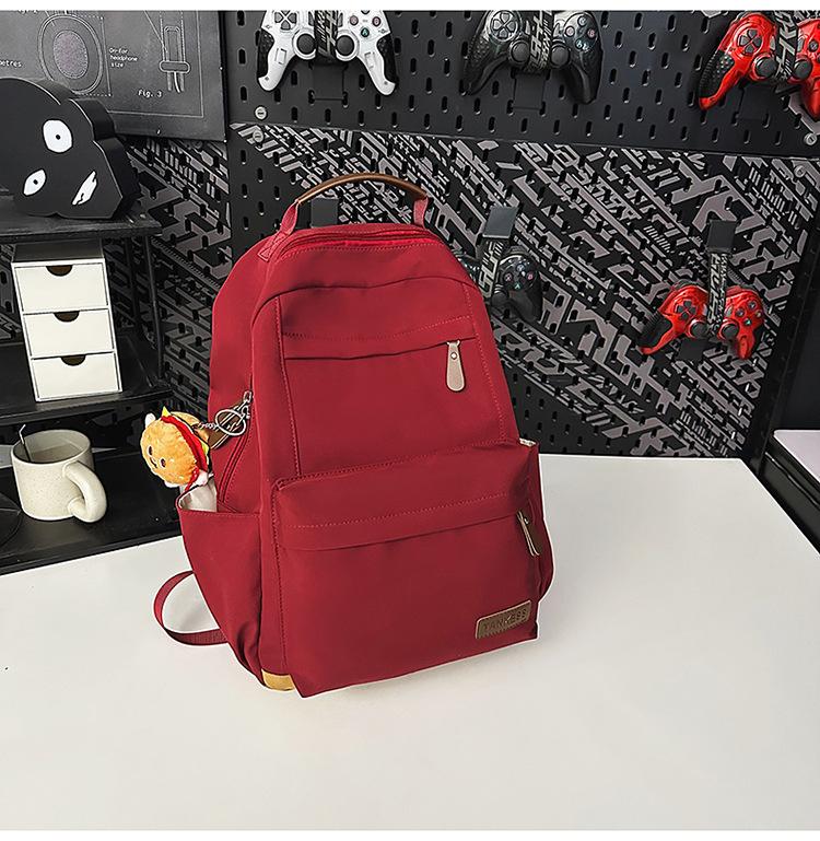 School Bag Retro Fashion Shoulder Bag Leisure Travel Versatile Couple Backpack Girl Student Computer School Bag