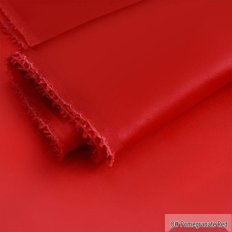 Huahong 16mm Maulbeerseide Crêpe Satin Stoff, Mehrfarbig, 114cm Breite