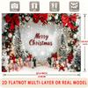 1Pcs Festive Merry Christmas Decoration Background Winter Backdrop Decorations For Photo Studio Photo Booth Christmas Party