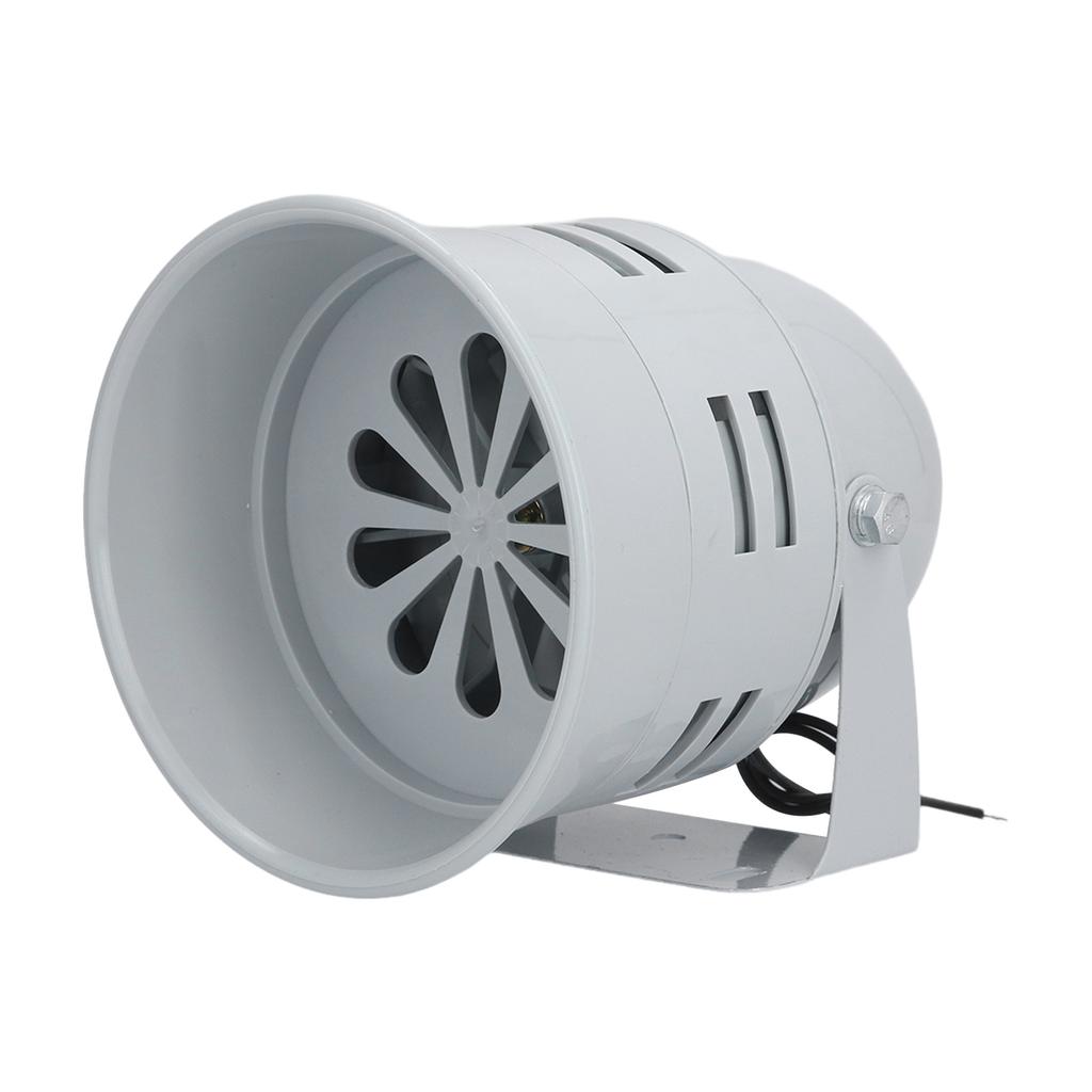 Plastic Motor Alarm High Sound Adjustable Base Install Easily High Strength Vintage Siren Horn for Schools AC 200‑240V