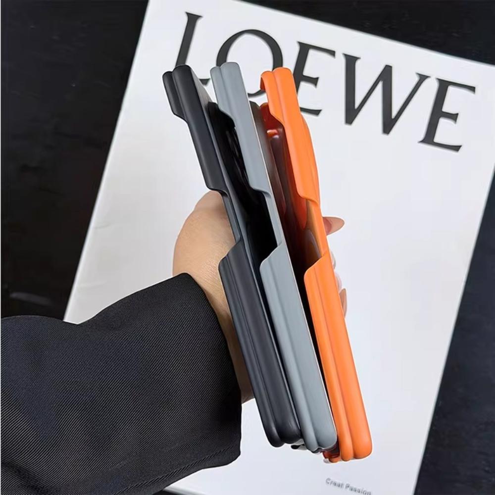 For Honor Magic V5 Case New Matte Hard For Magsafe Magnetic Double Axis Folding Anti Slip Protect Cover For Honor Magic V5 Shell
