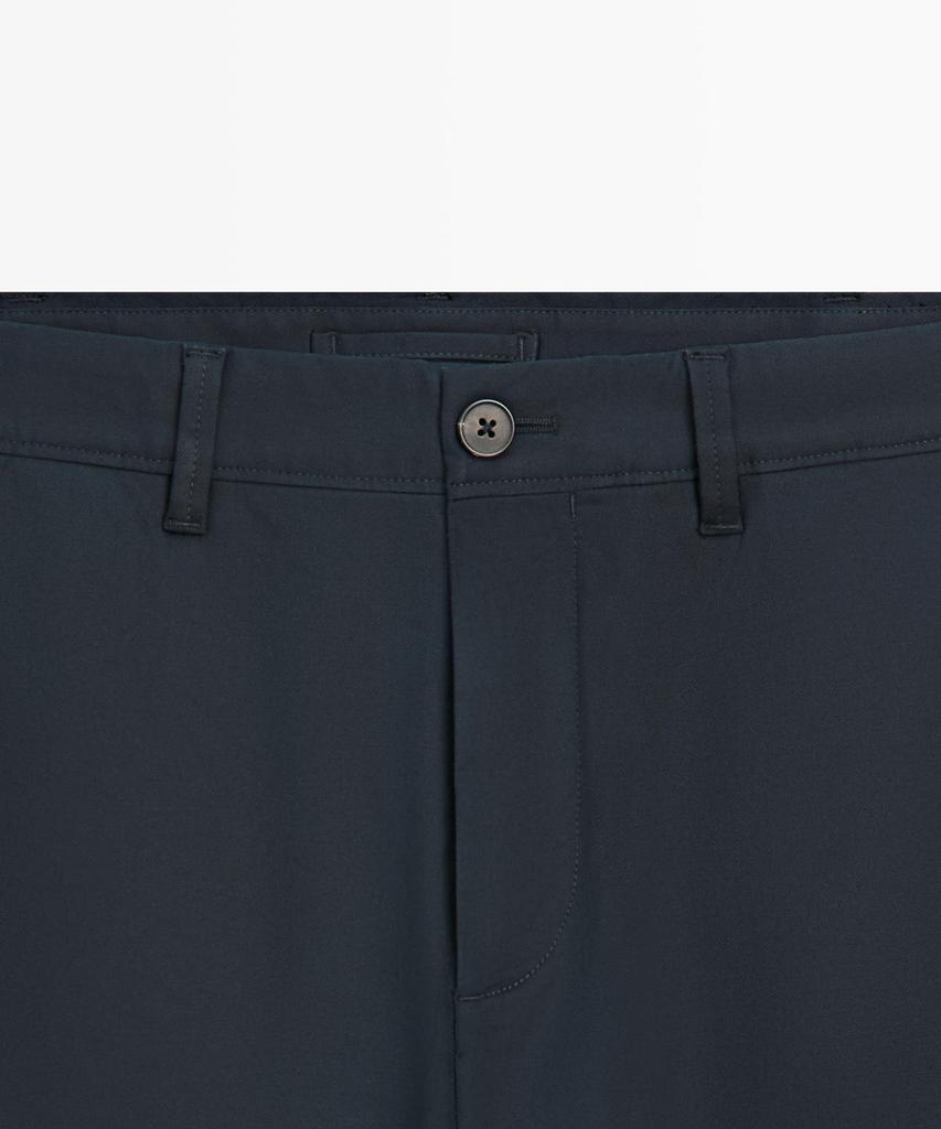 Masimodutti Cotton Blend Slim Fit Pants