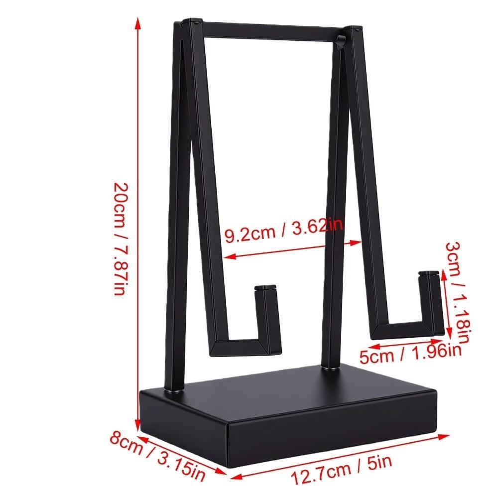 Anti-rust Plate Display Stand Carbon Steel Tabletop Easel Stand Countertop