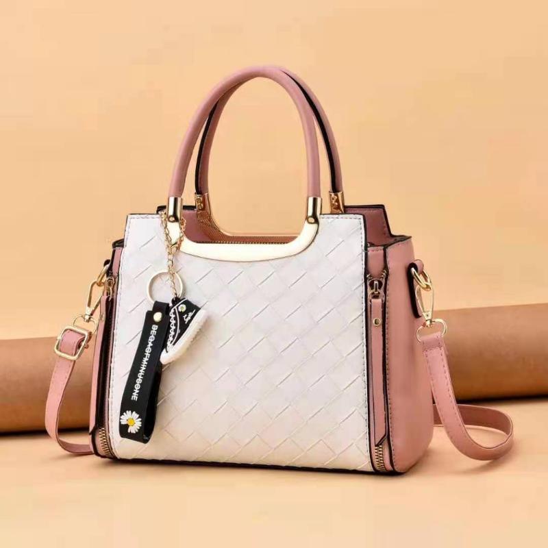 Women's Large Capacity One Shoulder Handbag European and American Trend Stylish and Simple Commuter Bag