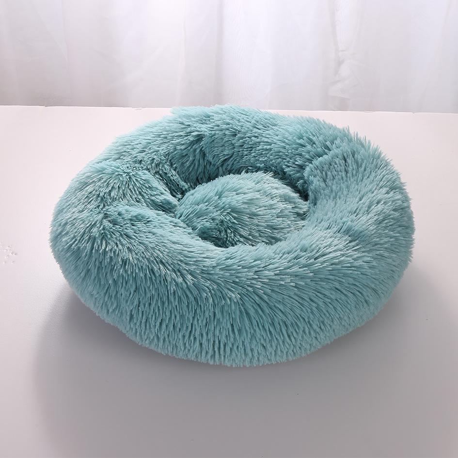 Super Soft Dog Bed Plush Cat Mat Dog Beds Round Cushion Pet Product Accessories Washable Dog and Cat Cushion Bed Winter Warm Sofa Hot Sell