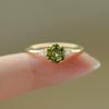 Elegant Gold-Plated S925 Sterling Silver Women’s Wedding Party Ring