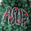 2m Christmas Tinsel Ribbons with Bowknots Garland Xmas Tree Ornaments Home Hotel Bar Party Decoration Props