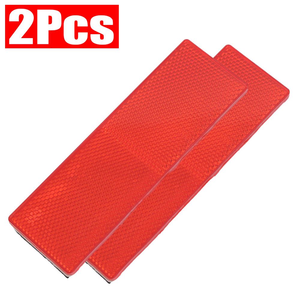 Reflective Strips Night Safety Warning Tape Plastic Truck Reflective Stickers Red and White Reflector Decorative Stickers 1-5PCS