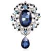 Baroque Brooch With Zircons