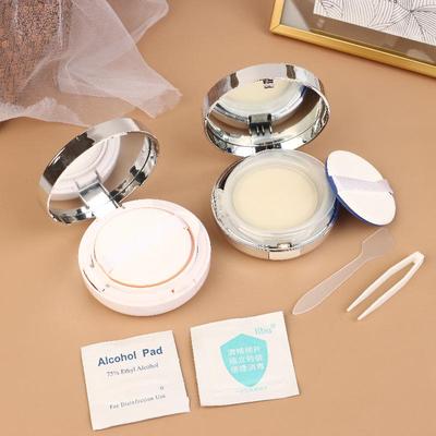 Estojo Portátil para Maquiagem BB Cream Base com Esponja de Pó Espelho 15ml Vazio Air Cushion Puff Box