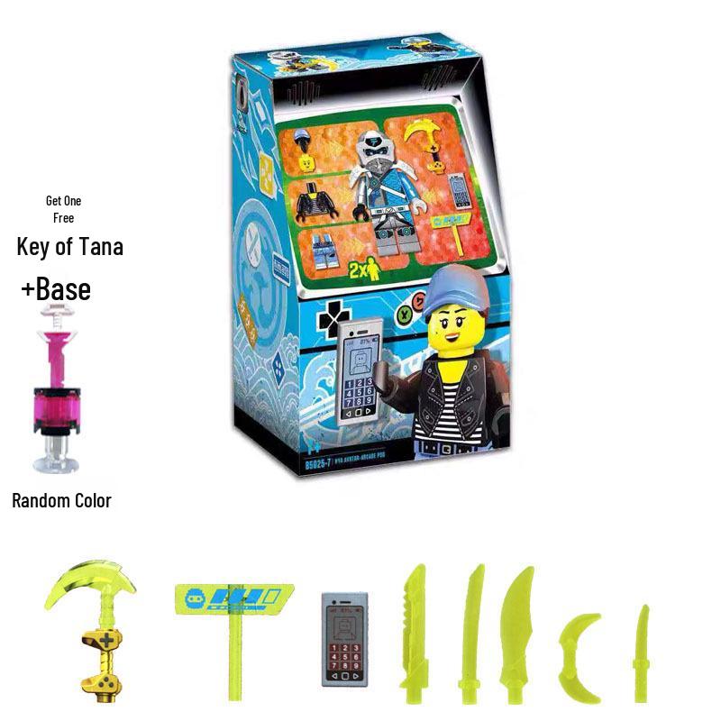 Phantom Ninja Boy Educational Building Blocks - Empire Energy Assembly 1st Street Arcade Toy