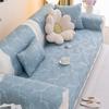 French Style Sofa Cushion Cover Non-Slip  Summer Solid Color Cool Feeling Sofa Protector Soft Anti-Skid Living Room Sofa Mat