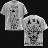 Chainsaw Man Hayakawa Aki Printed Tee Men Women Washed Cotton T-shirts Manga Vintage T Shirt Harajuku Male Short Sleeve Tshirt