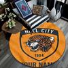 Custom Name,Hull City A.F.C pattern round rug,Carpet Rug for Living Room Bedroom Playroom ,Non-slip Floor Mat,Holiday Gifts and Birthday Gifts.