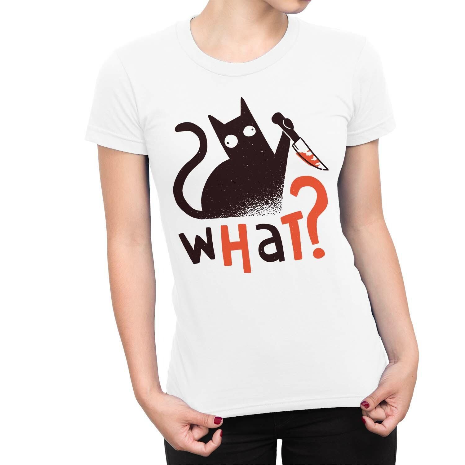1Tee Womens Killer Cat Knife T-Shirt XXXXL