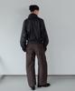 Gilyeong Denim Corduroy Barrel Pants_Brown