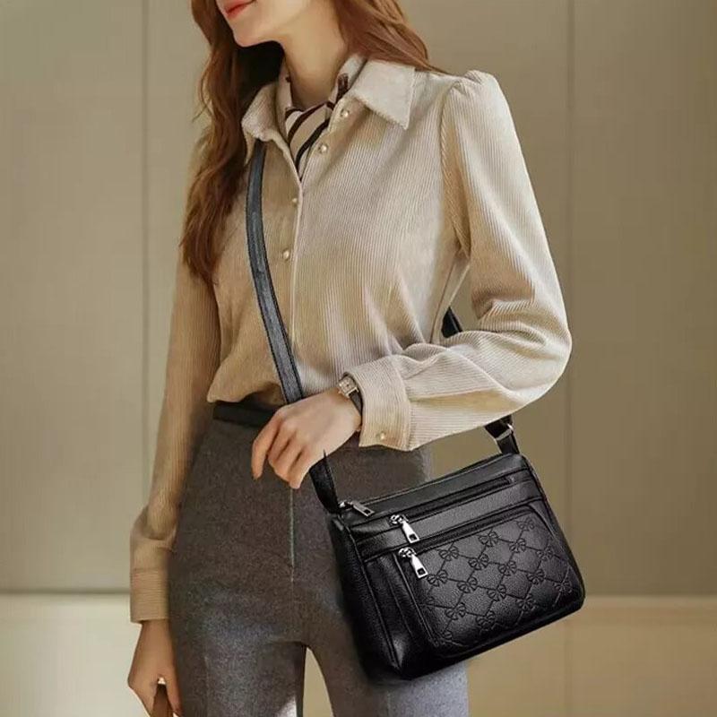 1Pc Frauen Damen Multi Pocket Messenger Bag Handtasche Cross Body Taschen Schultertasche