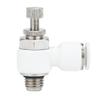 Pneumatic L-Type Quick Connect Flow Control Valve