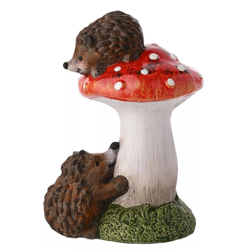 Country Living Hedgehogs & Toadstool Ornament