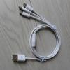 Multi 3 in 1 USB C Long Charger Cable Charging Cord Multiple Ports Long Charging Cable Type C Connector for Cellphones