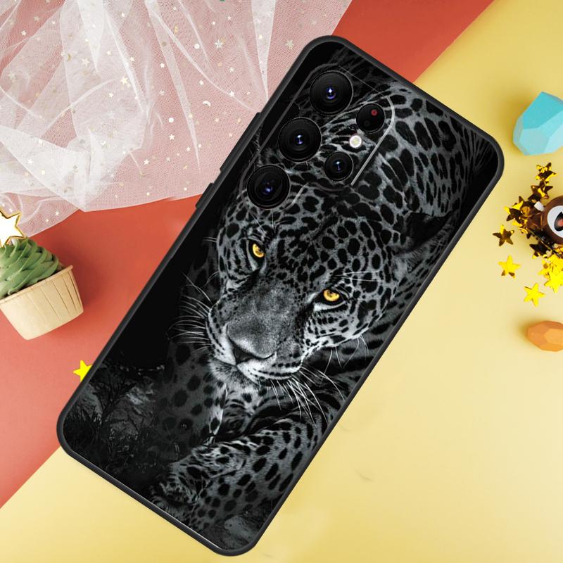 Leopard Tiger Löwe Tier Handyhülle Für Samsung Galaxy S26 S25 S24 S21 S20 S22 S23 Ultra S10 Plus S25 FE Hülle Coque