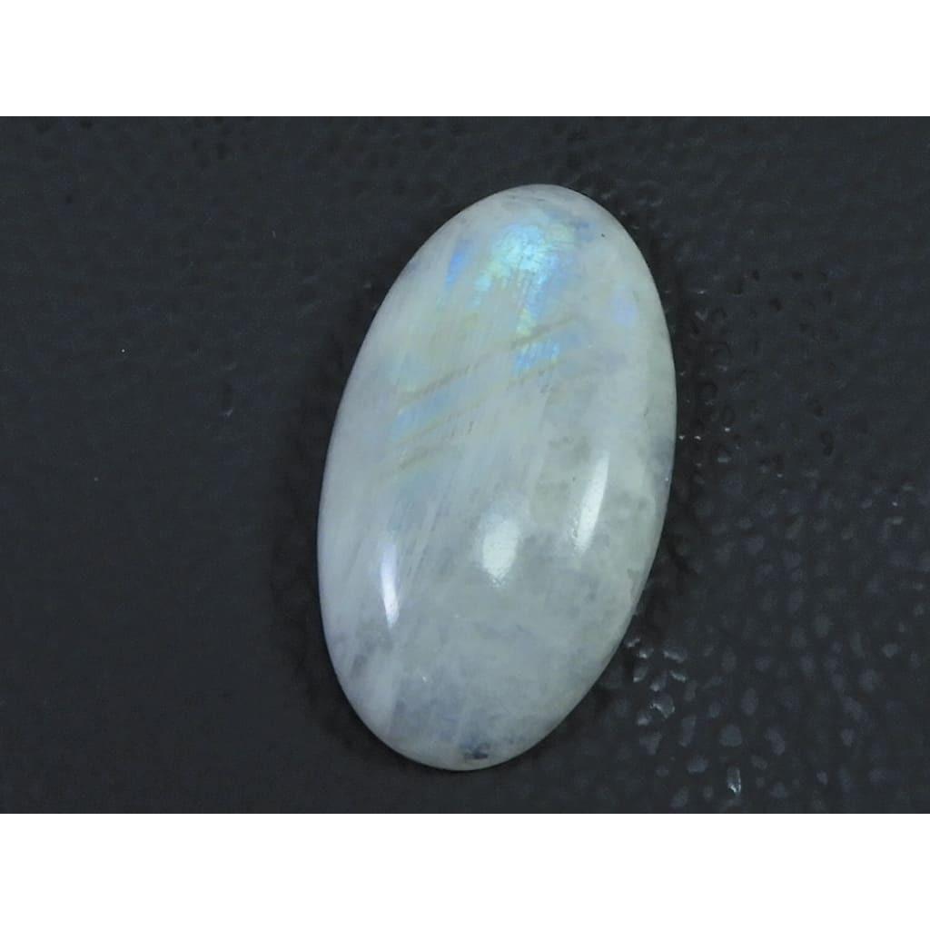 20X36X07 MM Natural Rainbow Moonstone Oval Cabochon Loose Gemstone 42Cts. C-1623