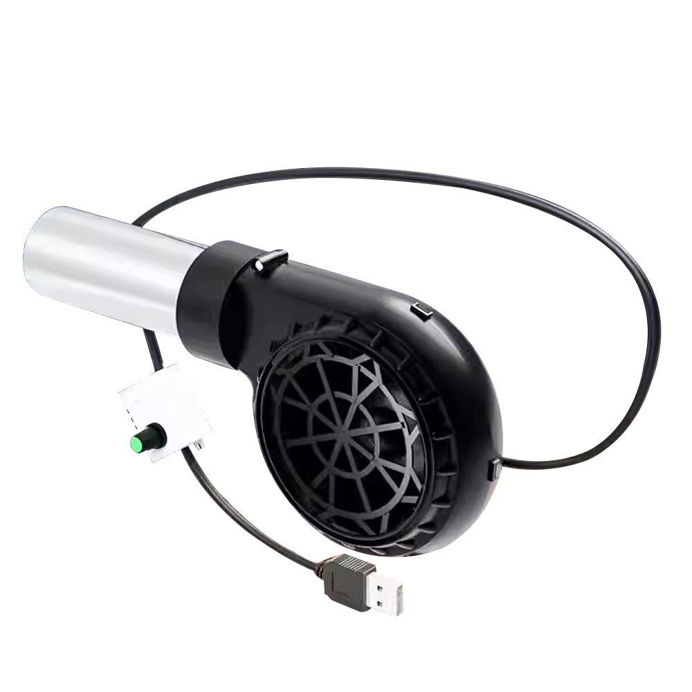 USB Power Supply Handheld Barbecue Fan Adjustable Speed Barbecue Blower BBQ Fan  Outdoor Grill