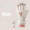 Winter Warm Ski Gloves Touch Screen Waterproof Cold-proof and Thickened Cycling Electric Bike Outdoor Anti Slip Cute Women