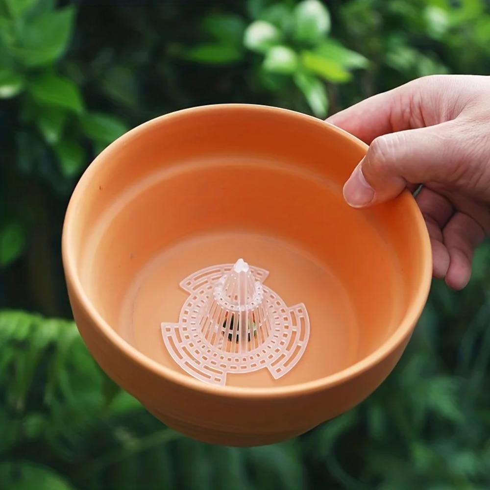 Cone shaped gasket for flowerpot Plant drainage cover Succulent potted plant Leak proof soil Breathable roots Water leakage