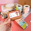 Christmas Self-adhesive Stickers Rolled Self-adhesive Decorative Envelopes Gifts Christmas Labels Holiday Atmosphere Supplies