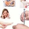 Stainless Steel Dual-Head Massage Stick, Suitable for Eye, Face, Foot, Arm, Back, Neck - Full-Body Relaxation Acupressure Tool