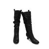 Yellow Pink Women Knee High Boots High Heel Big Size 50