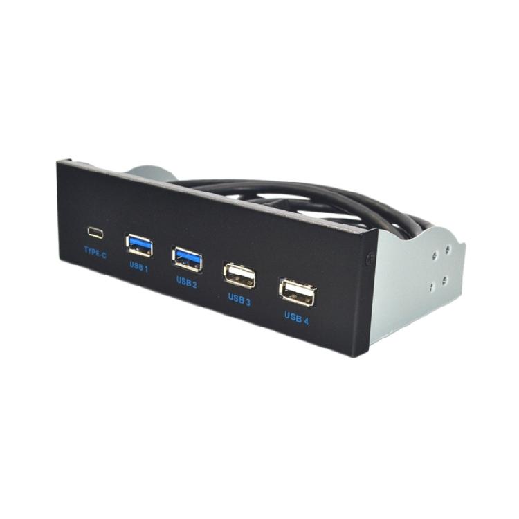 

Багатофункціональна 5.25 Медіа-панель USB 3.1 для Передньої Панелі ПК Настільного Комп ютера 5.25 1