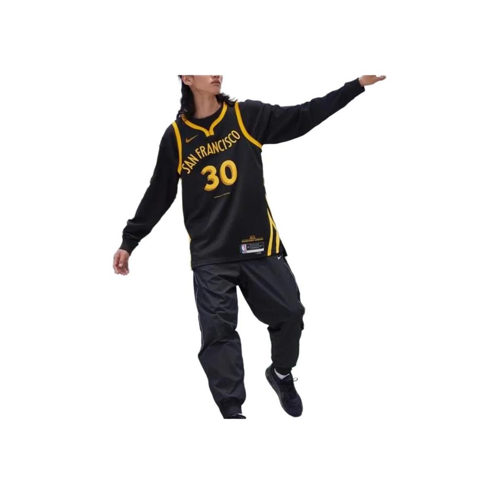 New Nike Basketball Jerseys Men Black/Gold DX8502-010