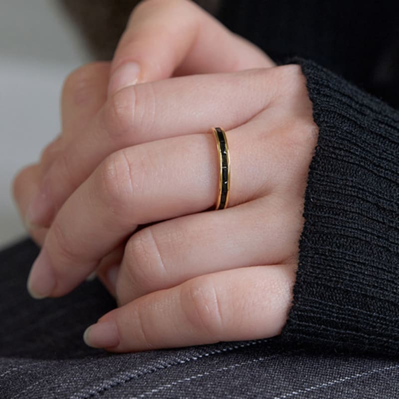 Primaute black onyx ring