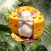 2D Flat Mouse Repellent Waterproof Iron Plaque Wall Art for Home Cafe Bedroom Decor