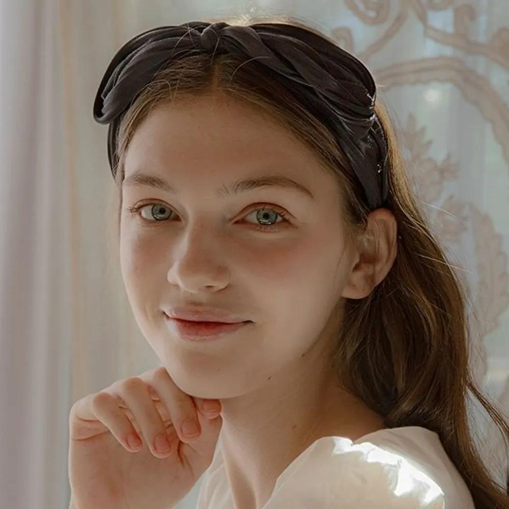 Glow Ribbon Hairband JP-22-177HB beige