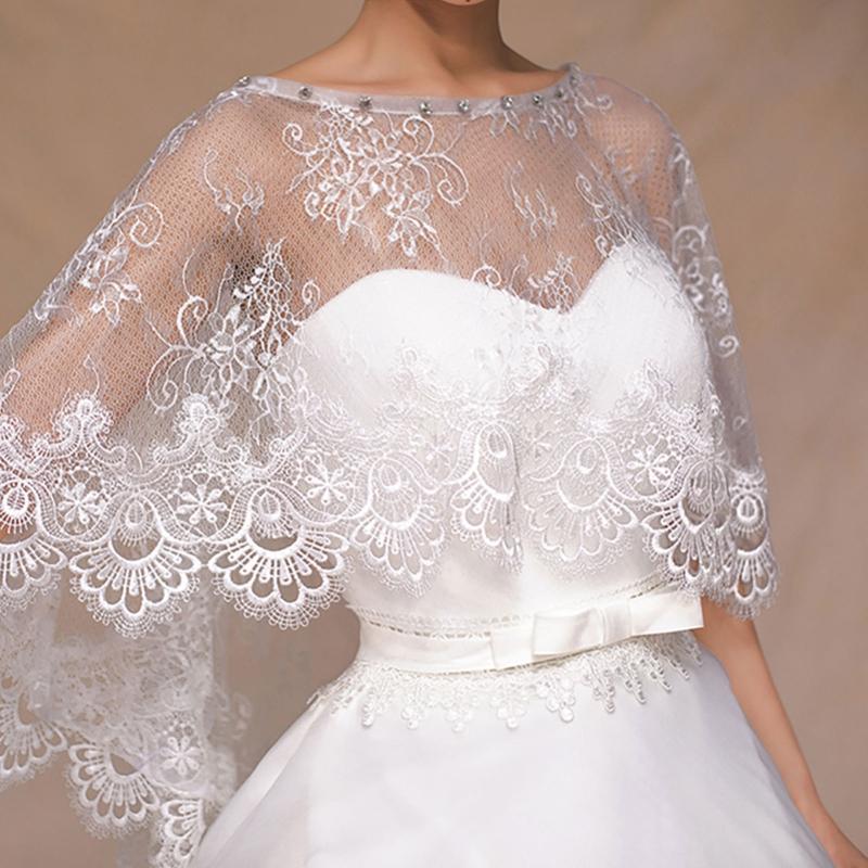 lace capelet wedding