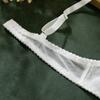 Women's French Mesh No-Wire Bra Set - Thin, Comfortable, Sexy