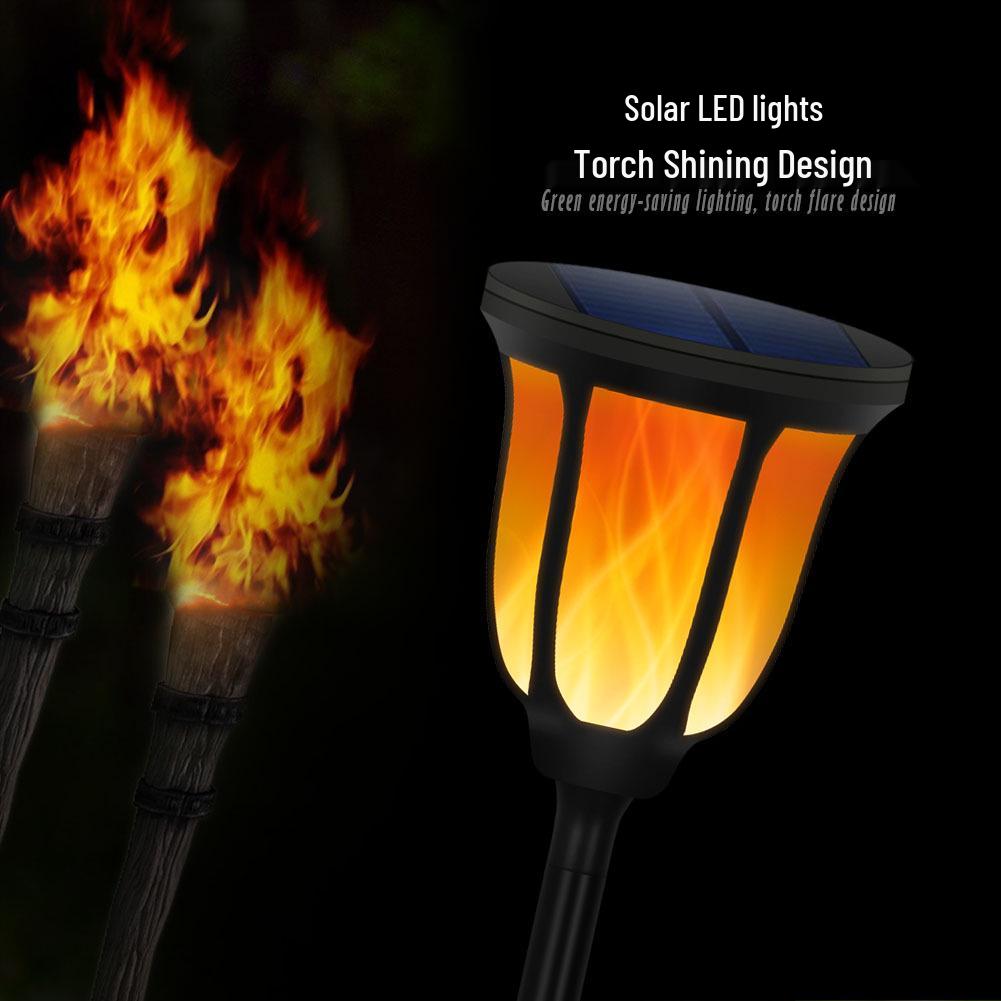 

96LED Solar Flame Torch Light for Outdoor Garden and Lawn Single Pack