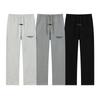Herre fleeceforede løstsiddende streetwear joggingsæt til teenagere - Sort Grå Størrelser S-2XL