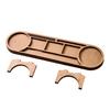 Wood Desk Storage Rack Multi-Compartment Desktop Phone Holder  Home Decoration