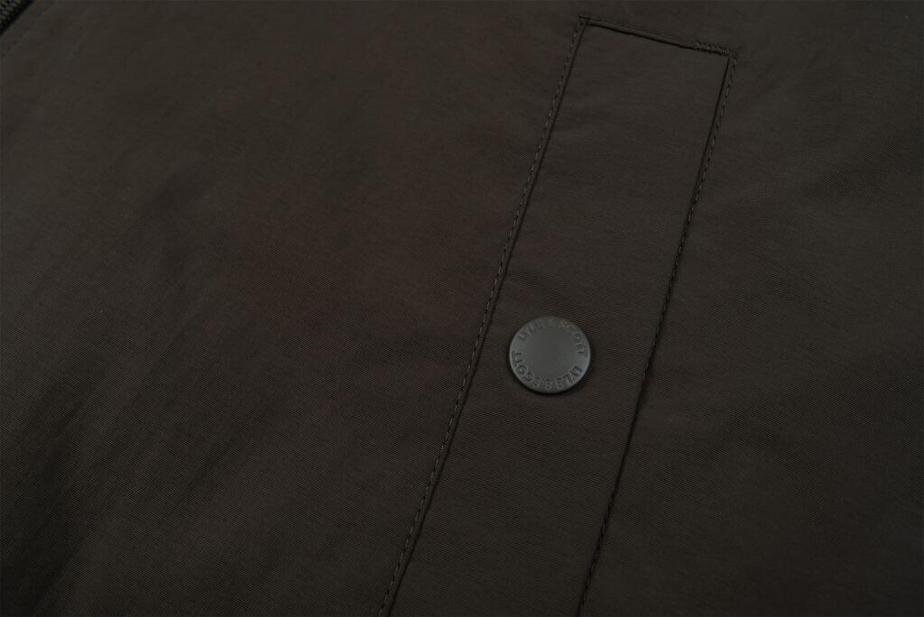 Veste demi-saison à capuche zippée Lyle & Scott (JK464V) olive