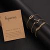 Zodiac Constellation Bracelets Set With Alloy Material For Gift And Collecting