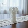 Atmospheric Home Decor Glow?in?the?Dark Praying Angel Figurine, Luminous Guardian Statue, 3D Printed Statue Desktop Ornament for Bedroom